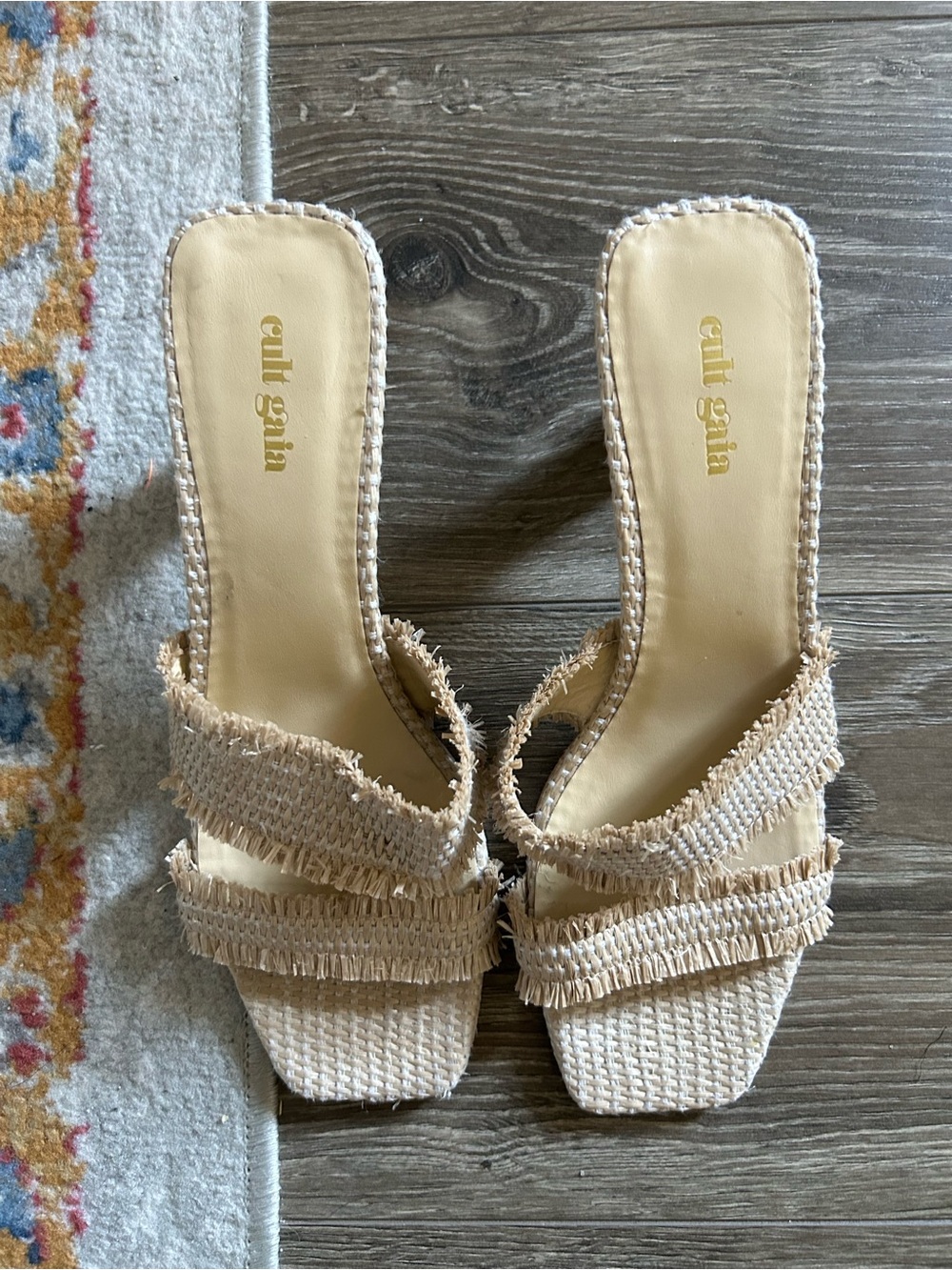 Cult Gaia Raffia Heeled sandals - Picture 4 of 10